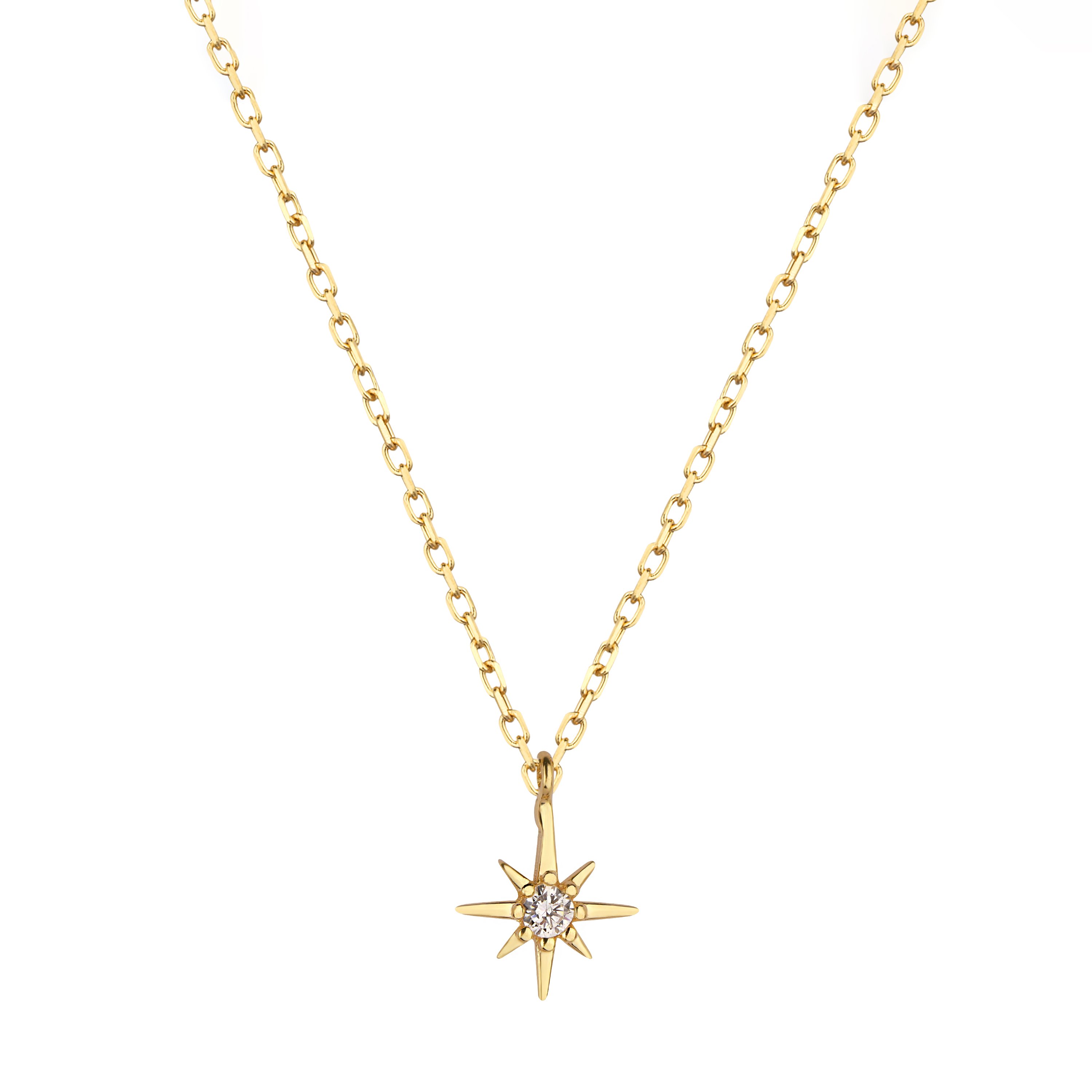 Astréa Full Stone Silver Necklace