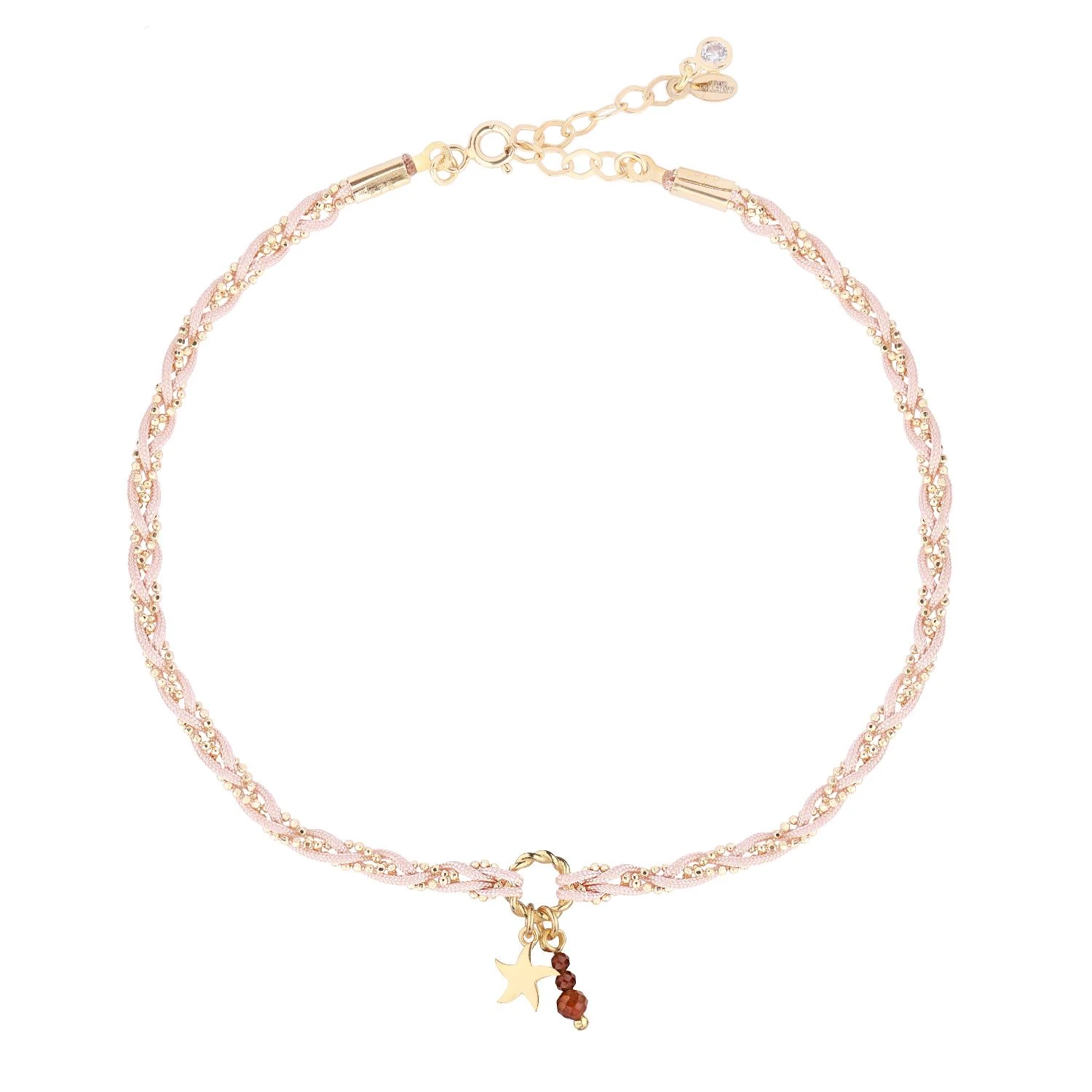 Deniz Yıldızı Figür Örme Gümüş Halhal