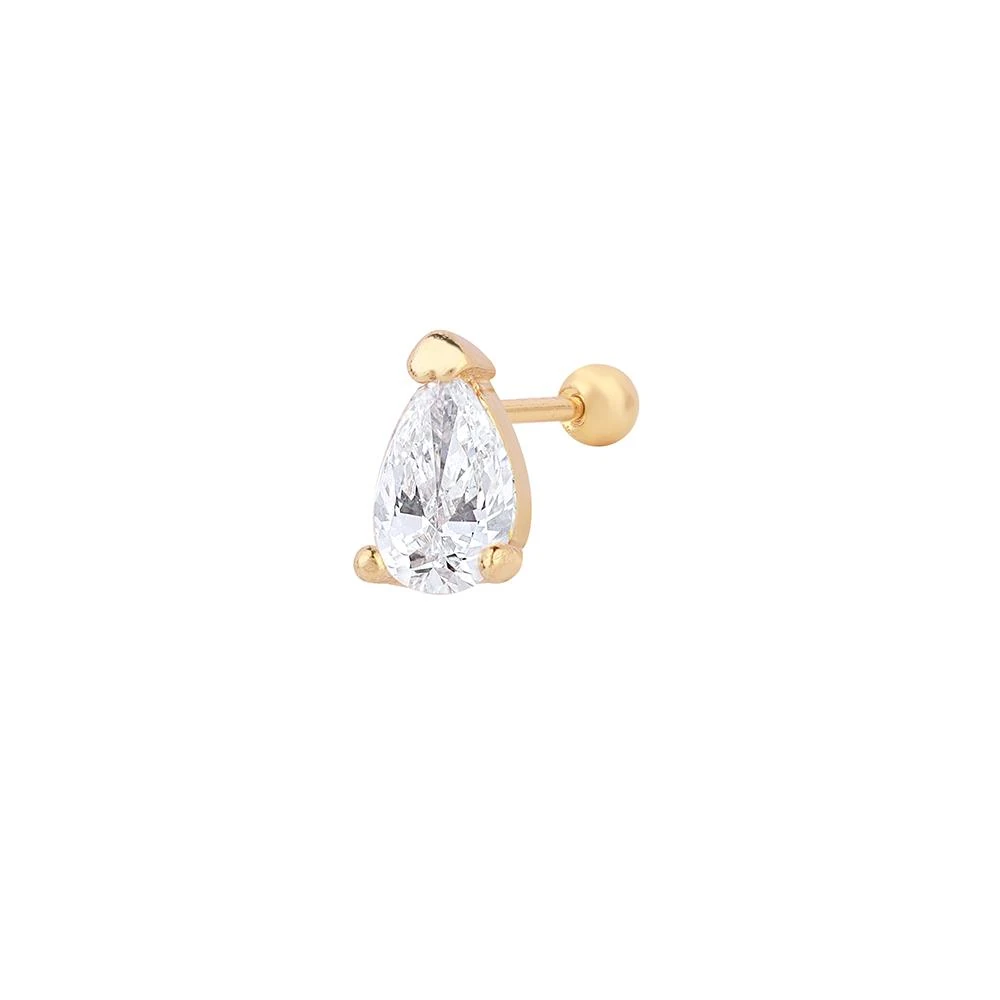 Drop Stone Tragus Earrings