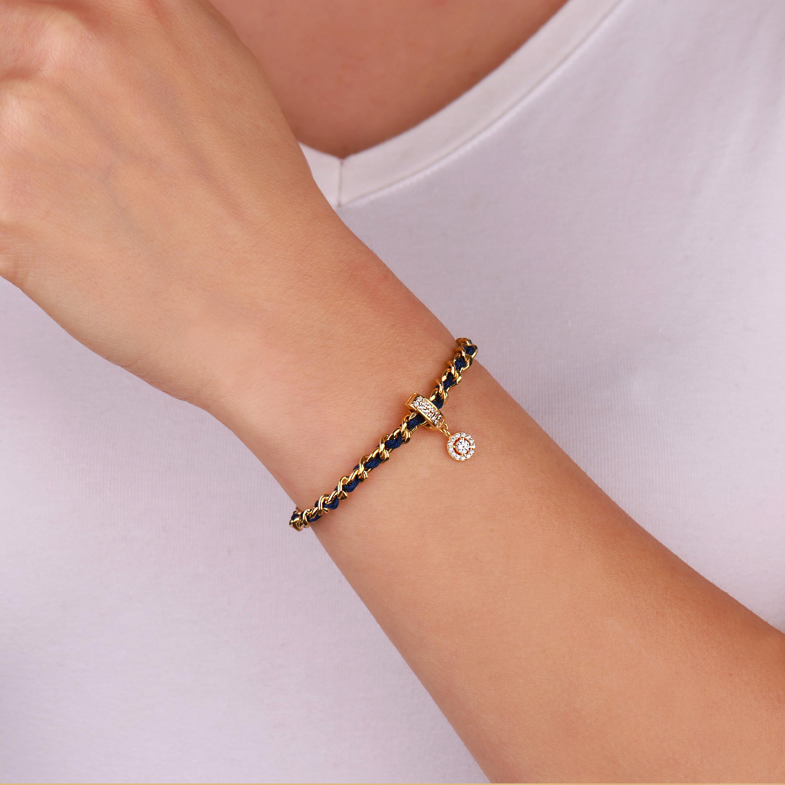 Flower Stone Charm