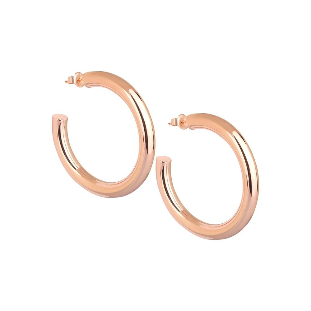 Pin hoop earrings size 5