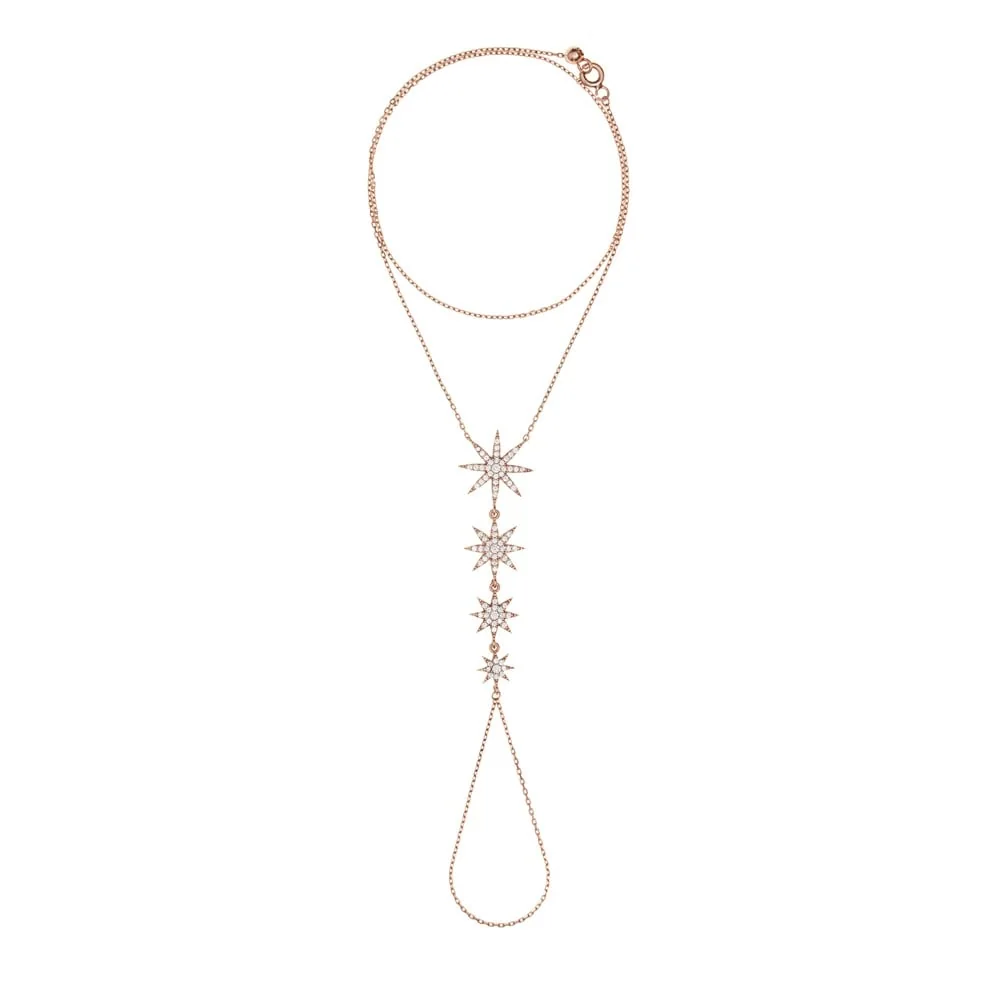 Dört Yıldız Taşlı Gümüş Şahmeran