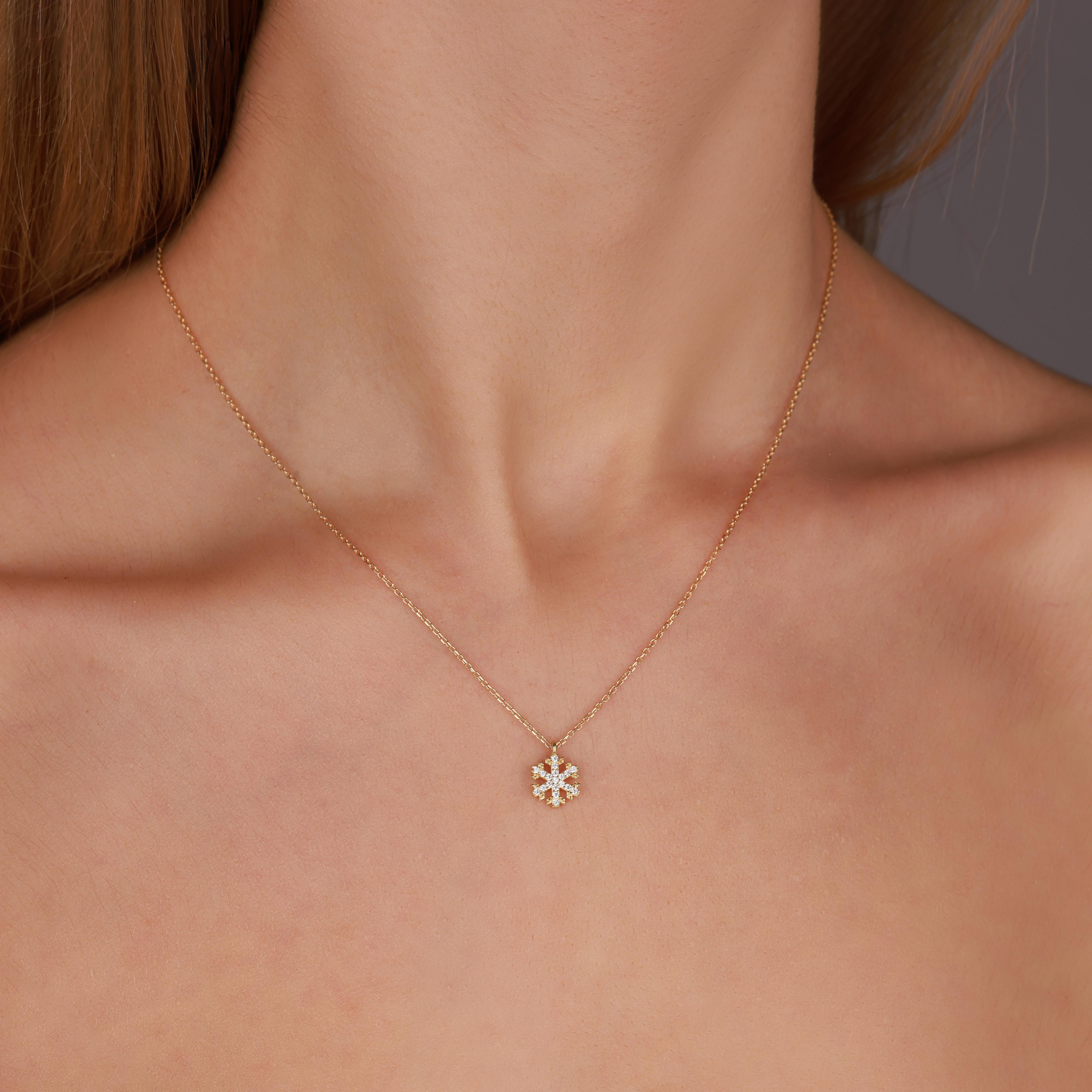 Snowflake Silver Necklace