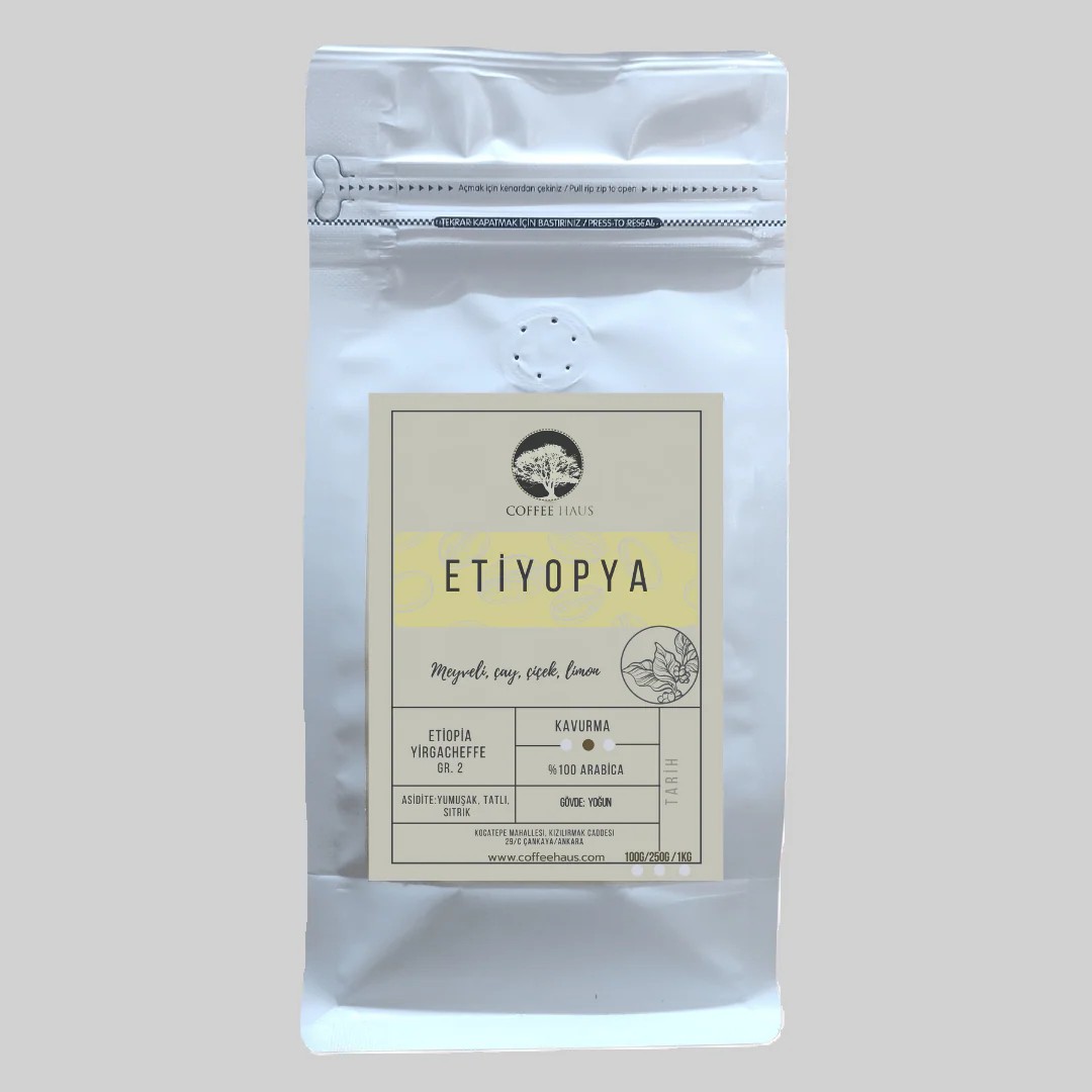 Etiyopya Yirgacheffe Gr2 - Orta Kavrulmuş