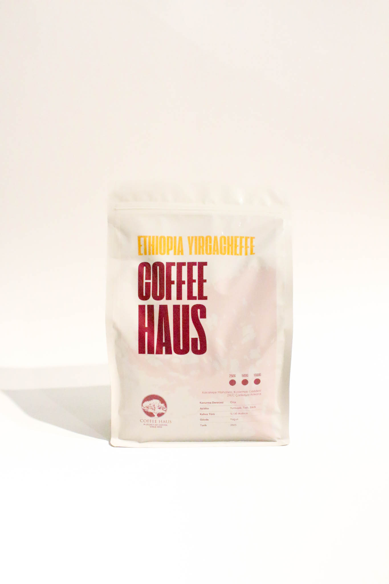 Etiyopya Yirgacheffe Gr2 - Orta Kavrulmuş