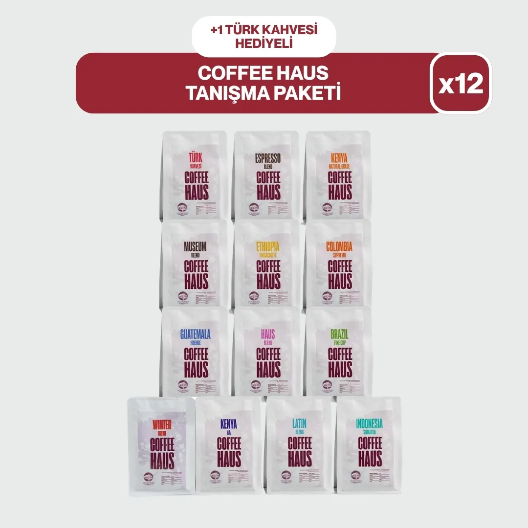 Coffee Haus Tanışma Paketi (12x50gr)