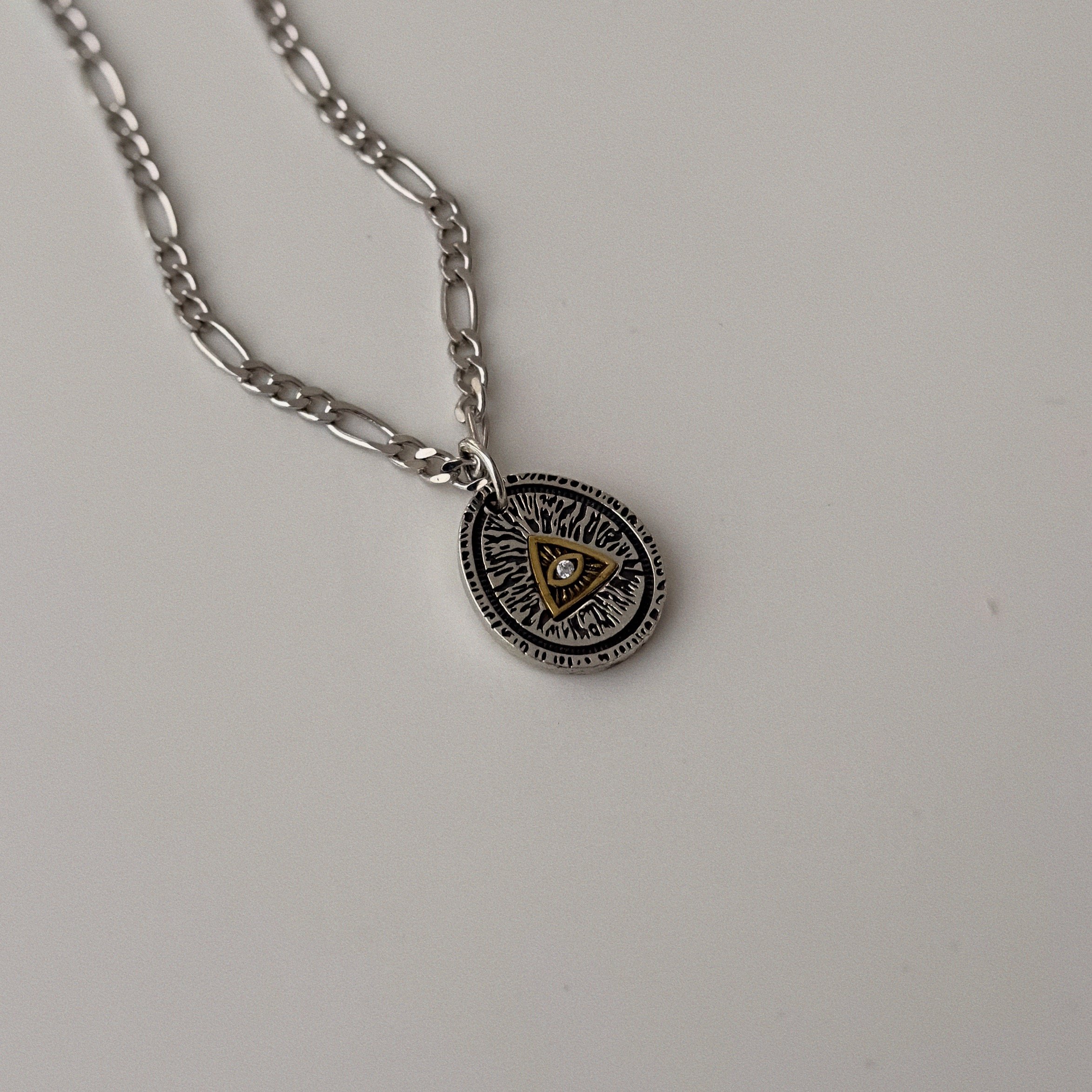 925 Gümüş - Unisex Triad Kolye