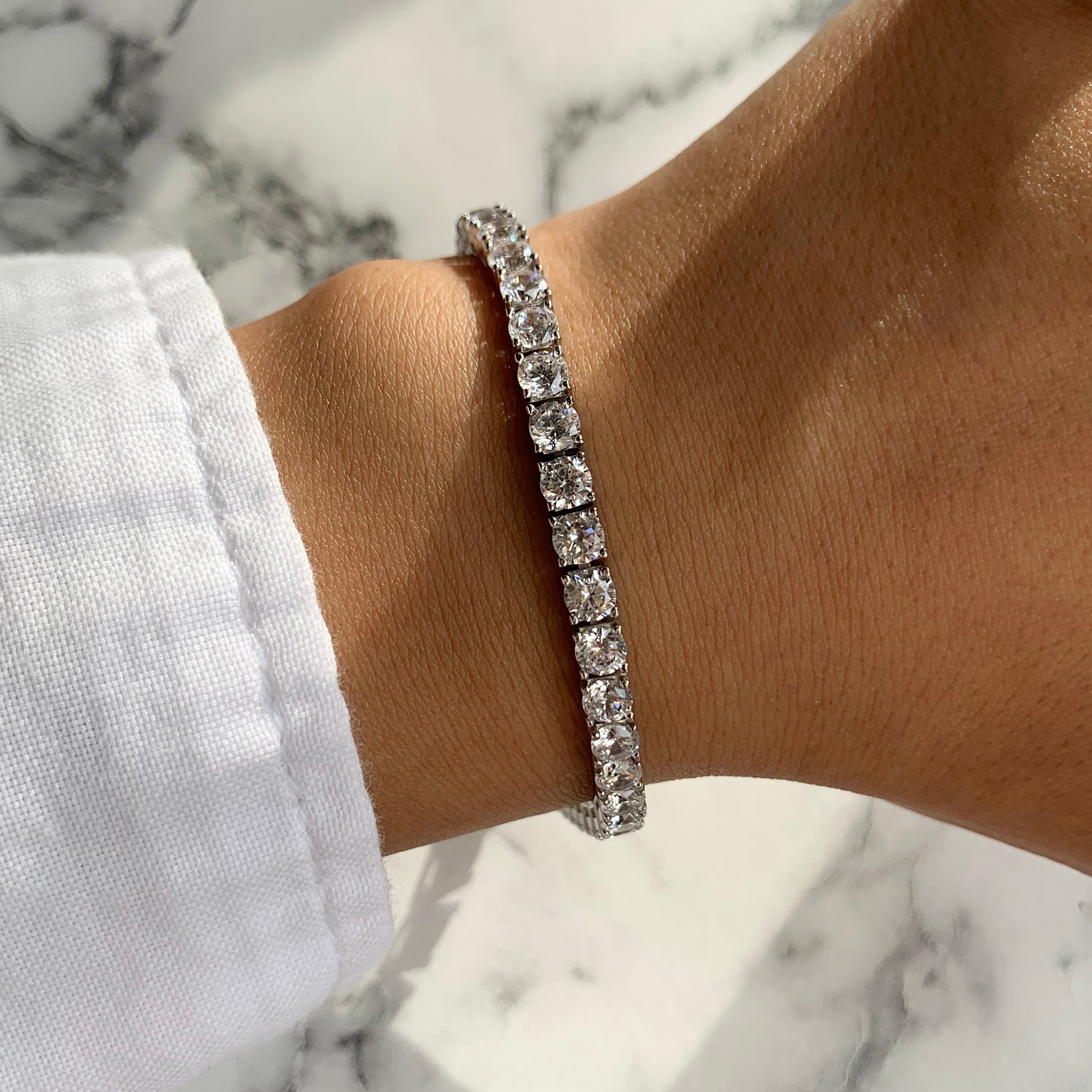 925 Silver - Tennis Bracelet