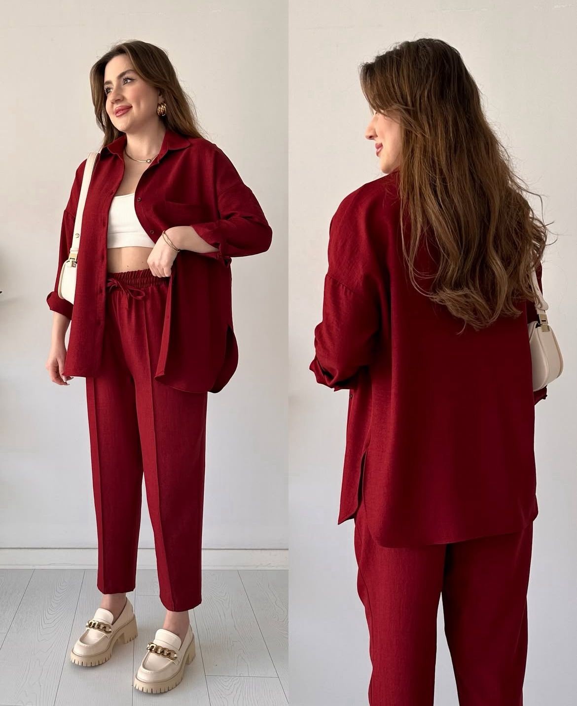 Keten Takım - bordo
