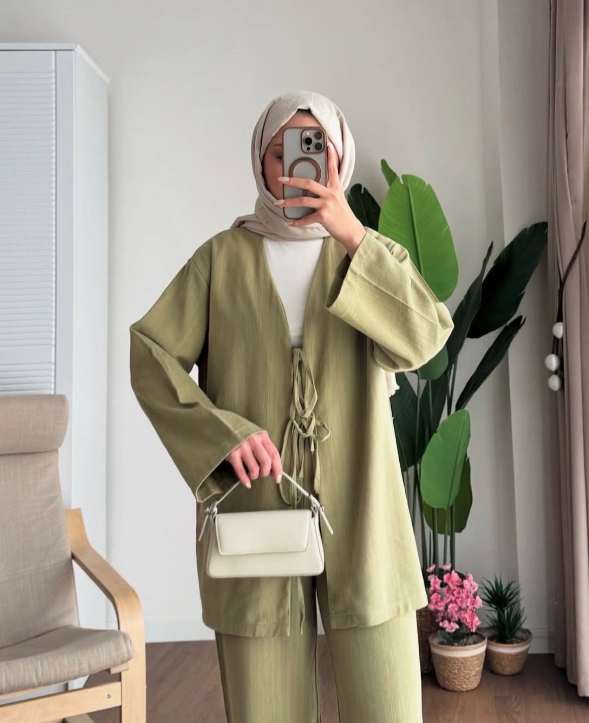 Bağcıklı Kimono Takım
