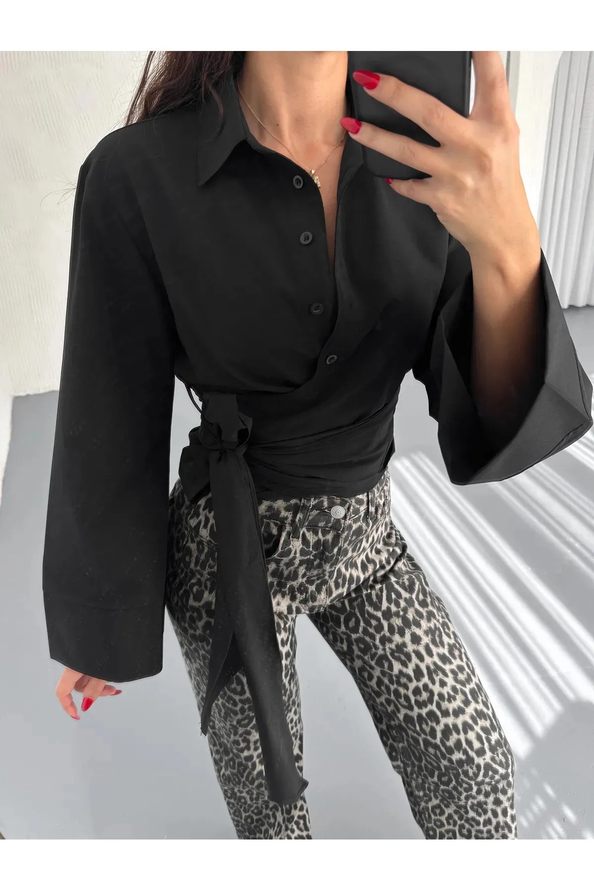 Crop Gömlek