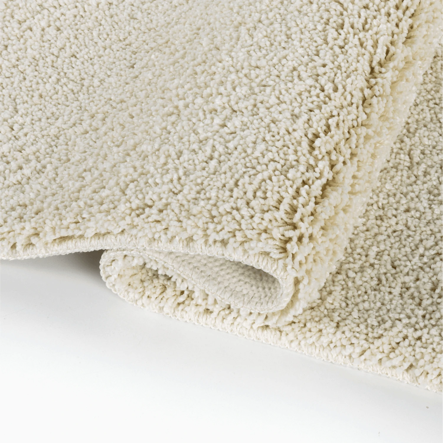 Soft Shaggy Doğal Kaymaz Taban Daire Halı 100x100 120x120