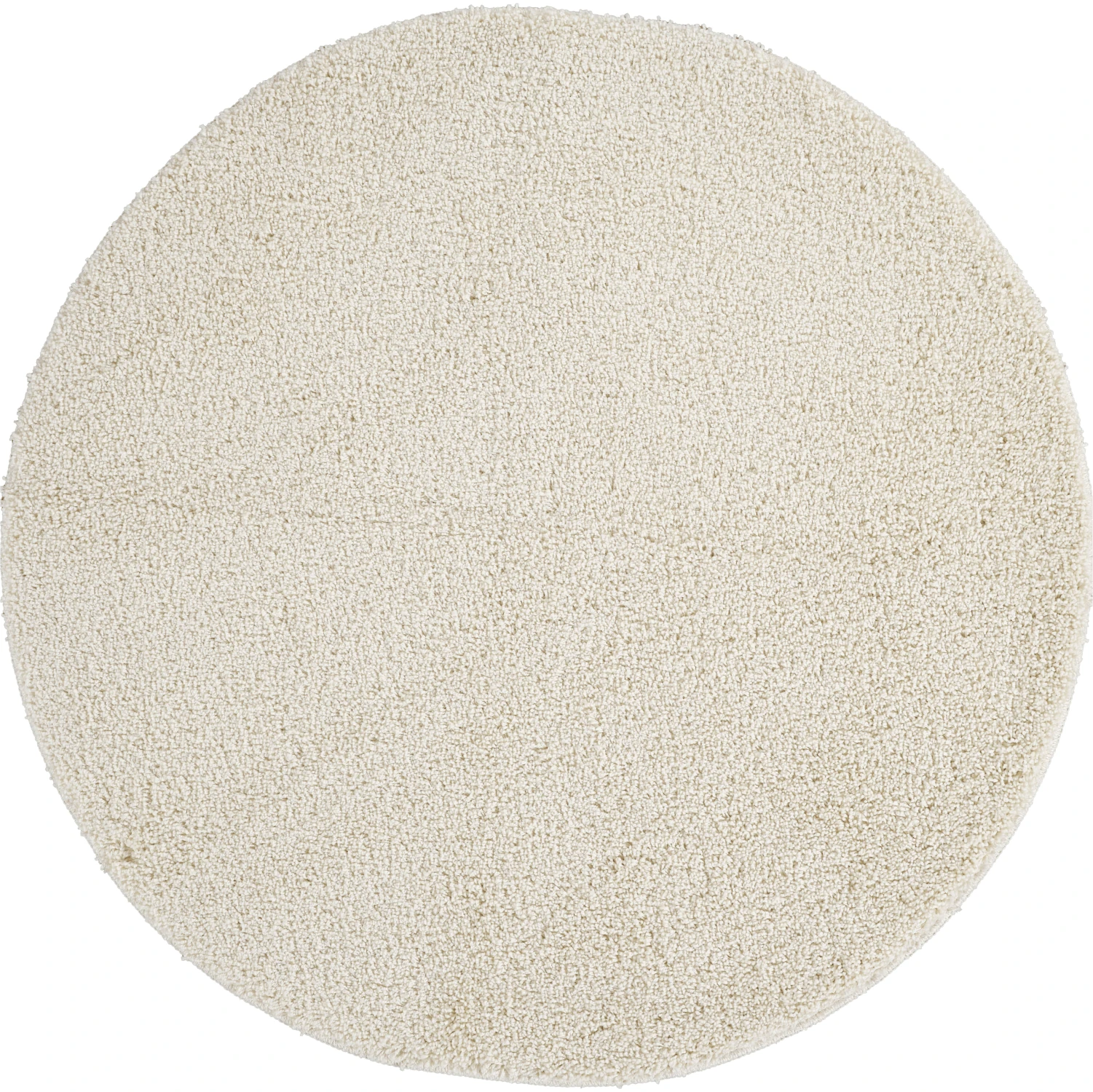 Soft Shaggy Doğal Kaymaz Taban Daire Halı 100x100 120x120