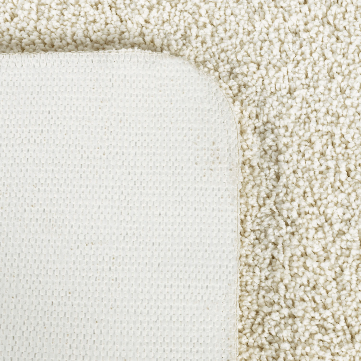 Soft Shaggy Doğal Kaymaz Taban Daire Halı 100x100 120x120