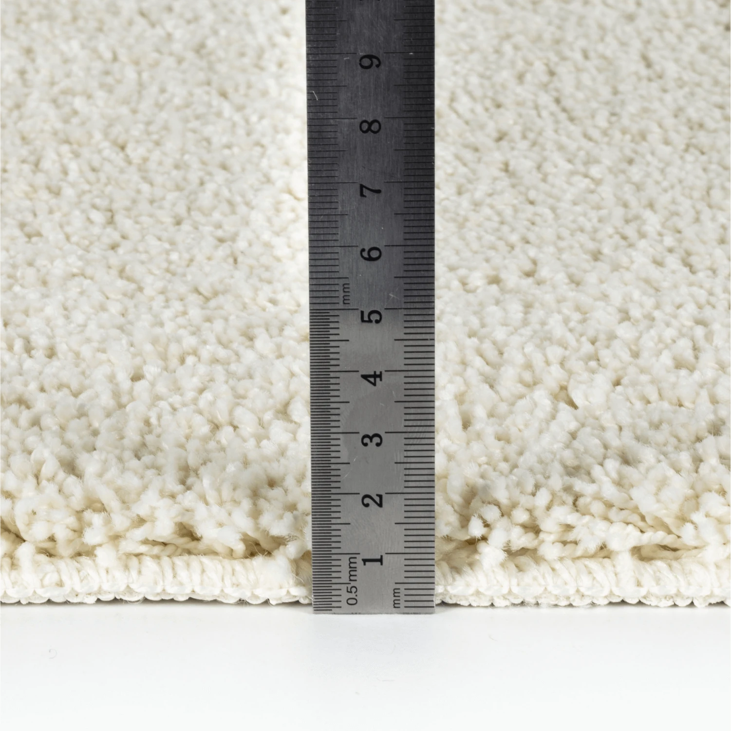 Soft Shaggy Doğal Kaymaz Taban Daire Halı 100x100 120x120