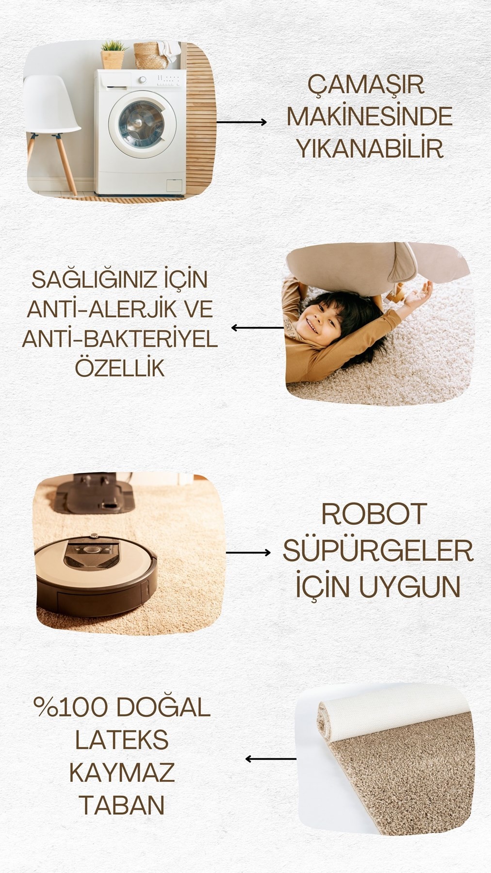 Kaymaz Taban Yıkanabilir  5 Adet Çağla Yeşili Merdiven Halısı 