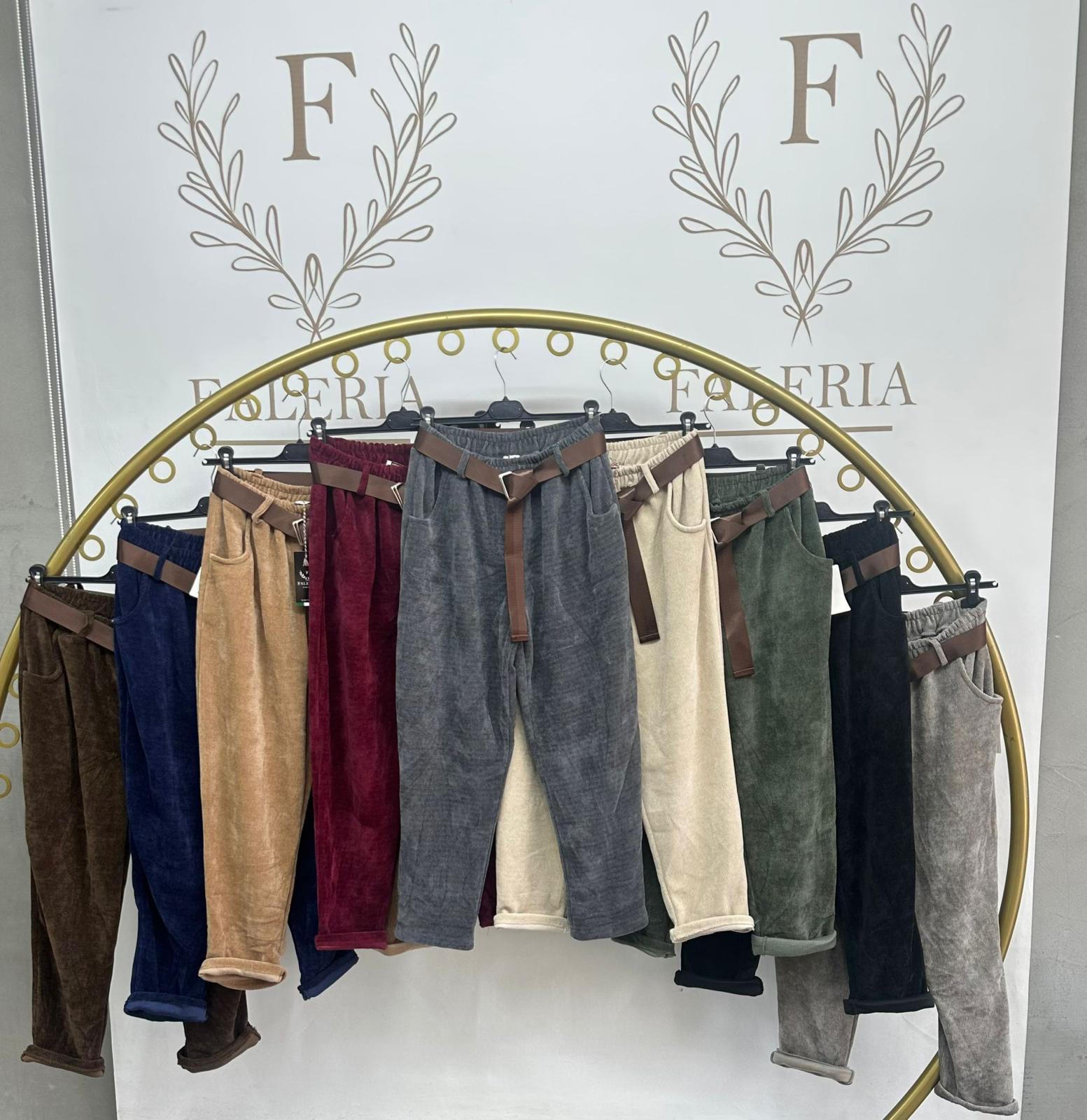 İtalyan Kadife Havuç Pantolon