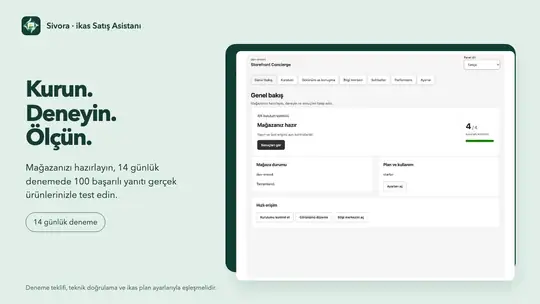 Sivora: ikas Satış Asistanı ekran görüntüsü 7