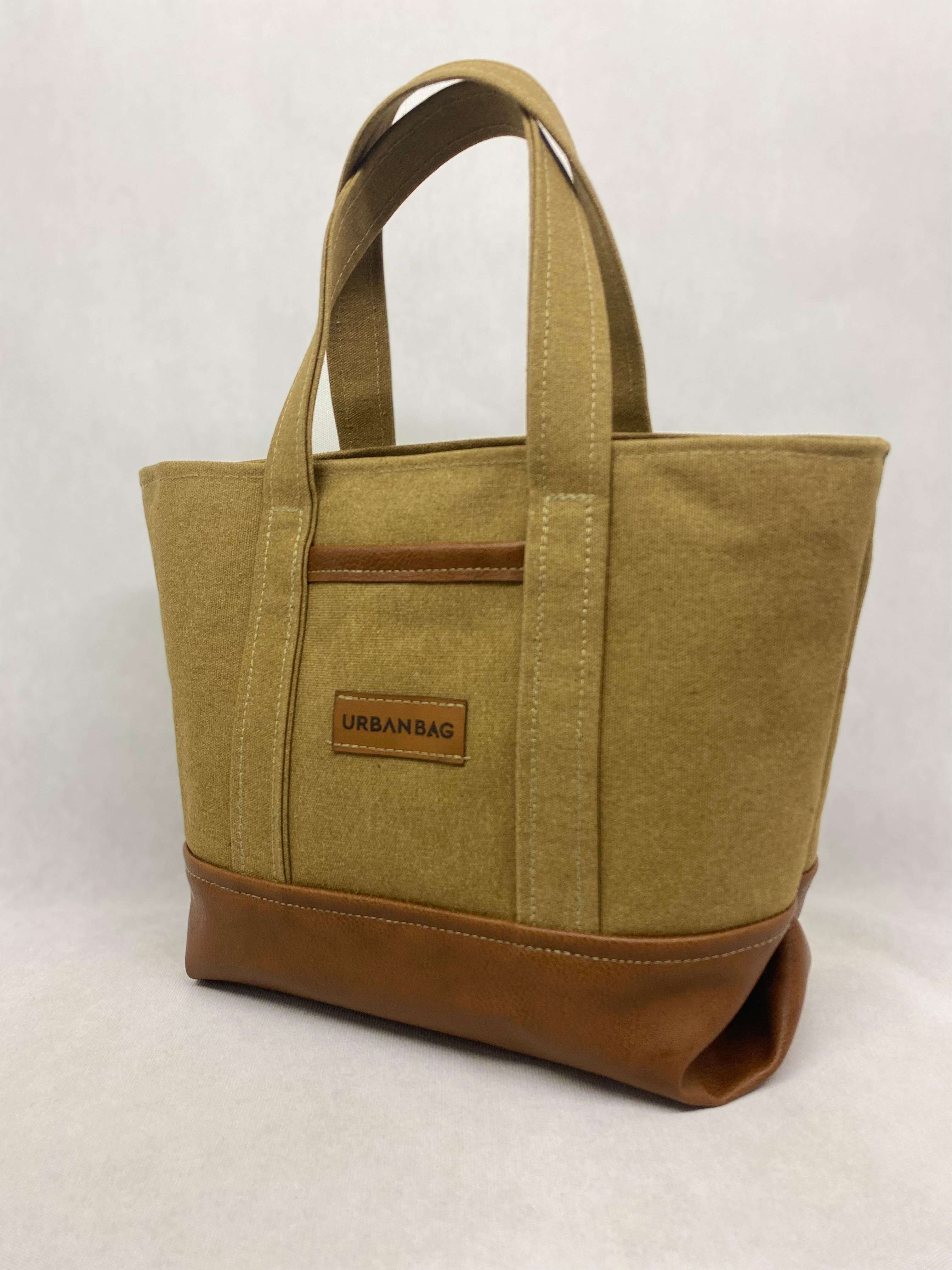 Hardal Taba Deri Kol Çantası