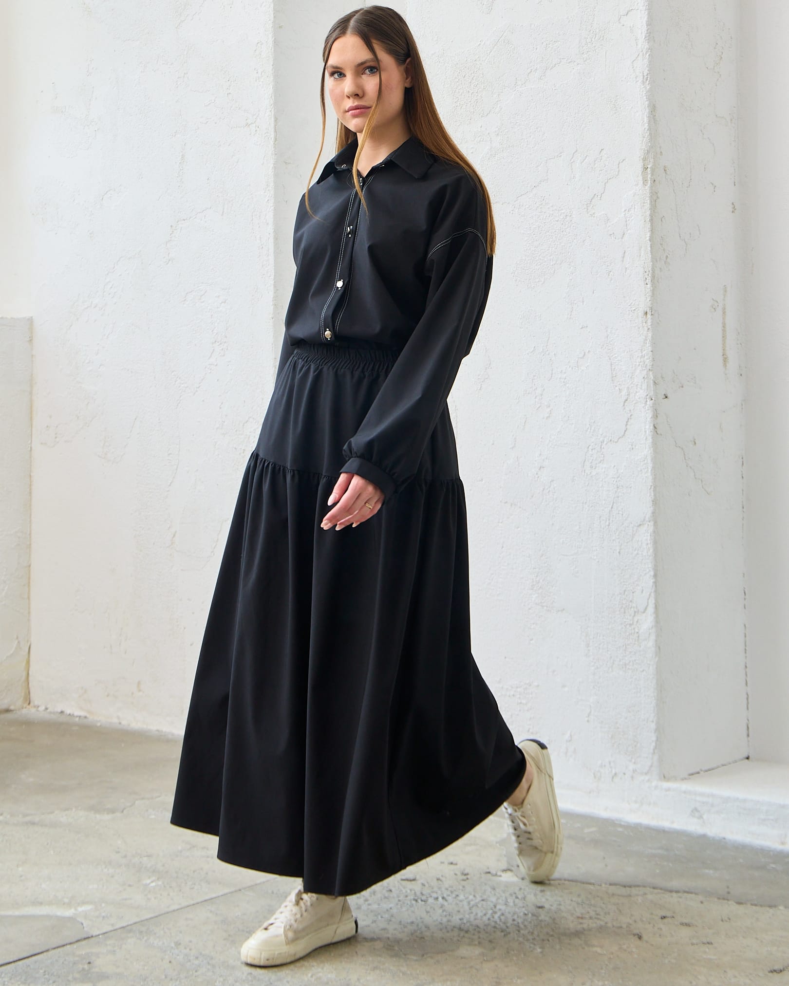 0081 - Gömlekli Elbise Takım