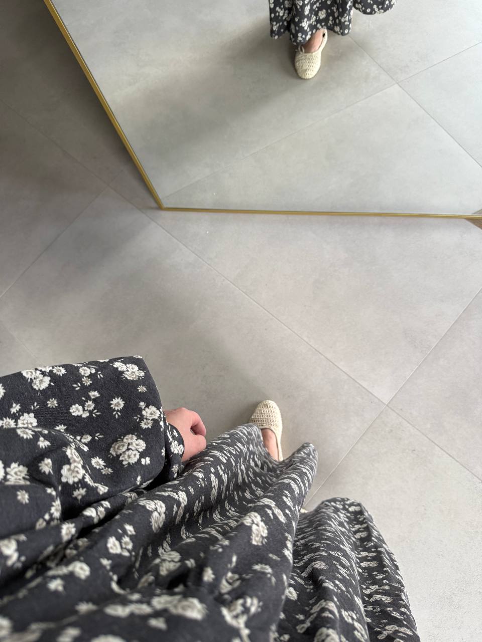 0092 Çıtır desen elbise