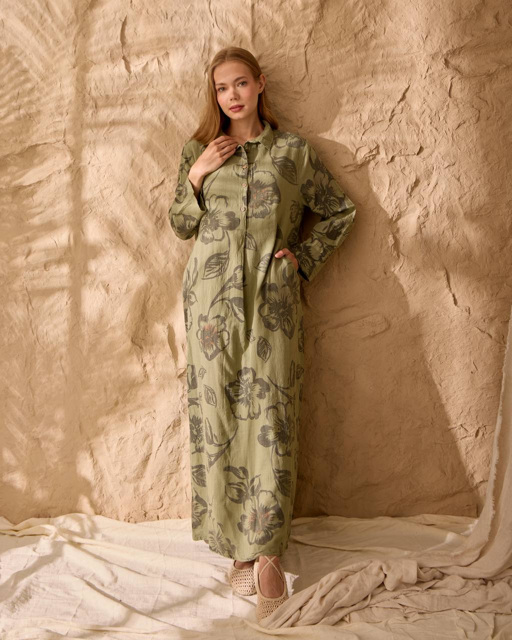 0097  DESENLİ KETEN