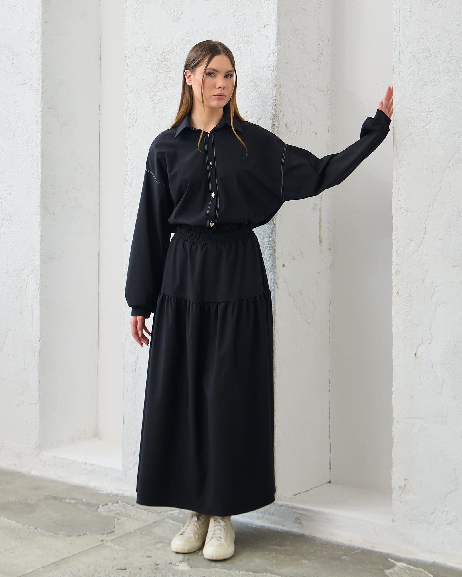 0081 - Gömlekli Elbise Takım