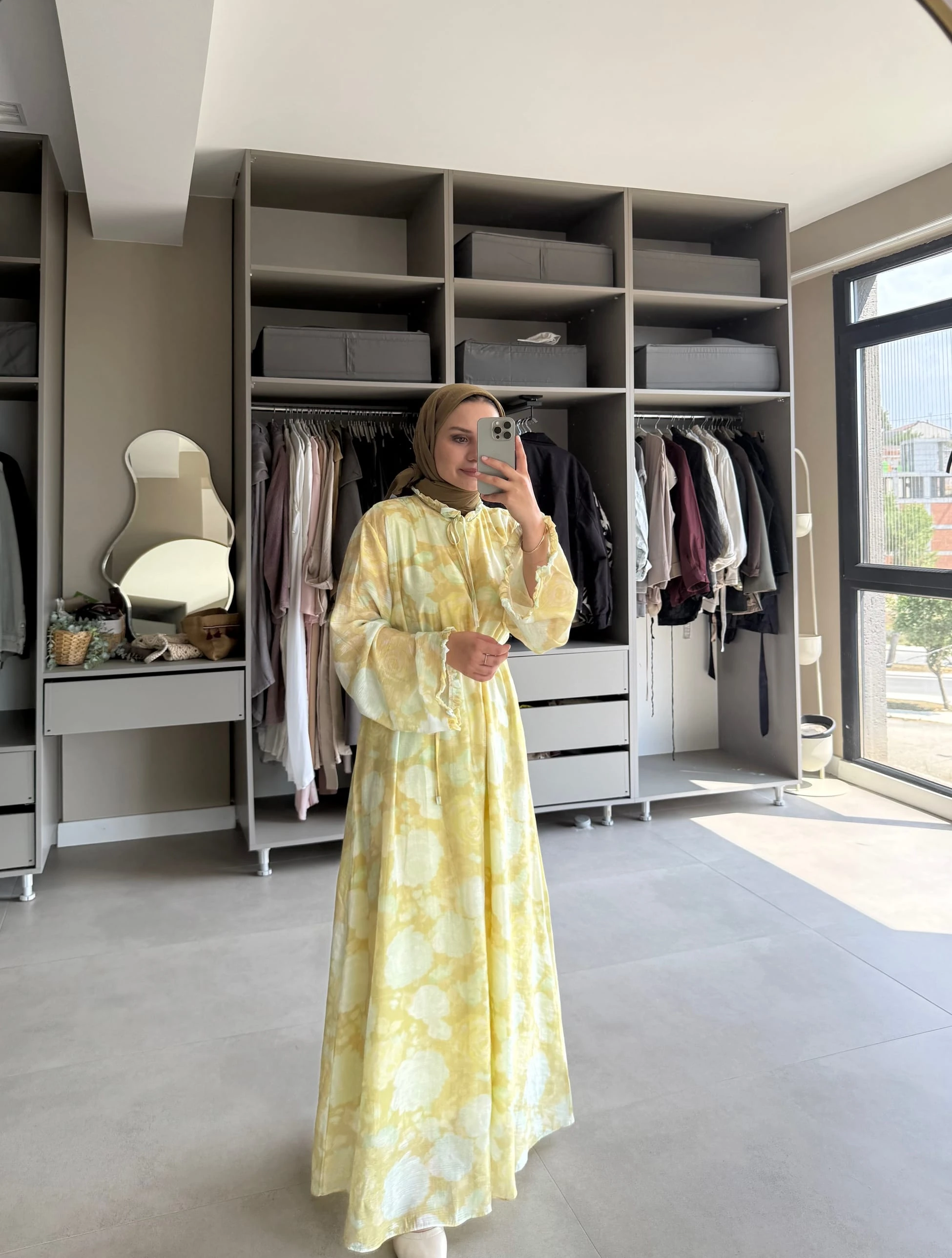 0015 Tül modal  elbise