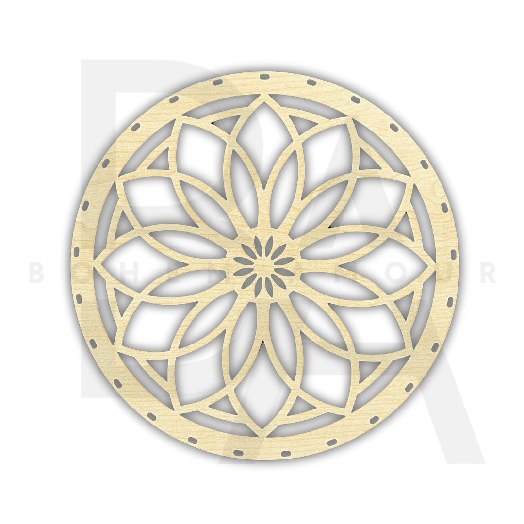 Yıldız Desenli Rattan Altlık