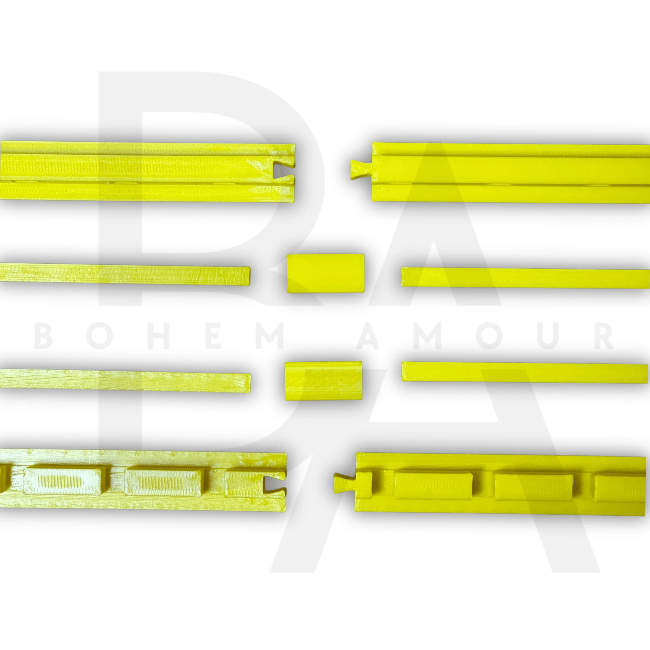 Dikdörtgen & Kare Başlangıç Seti - 60 cm / Rattan Örme Yardımcı Kalıp