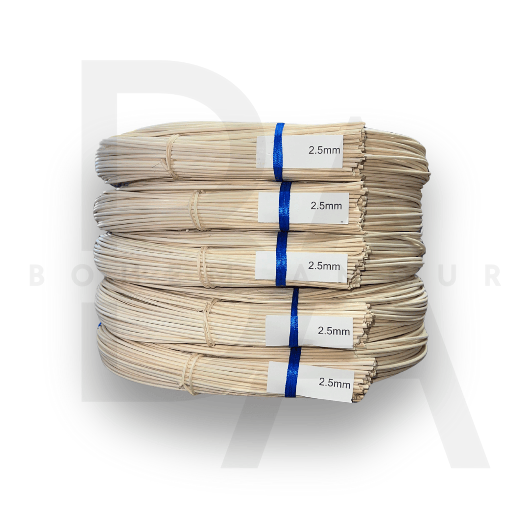 2,5 mm Rattan Doğal Bambu Çubuk 0,5 kg