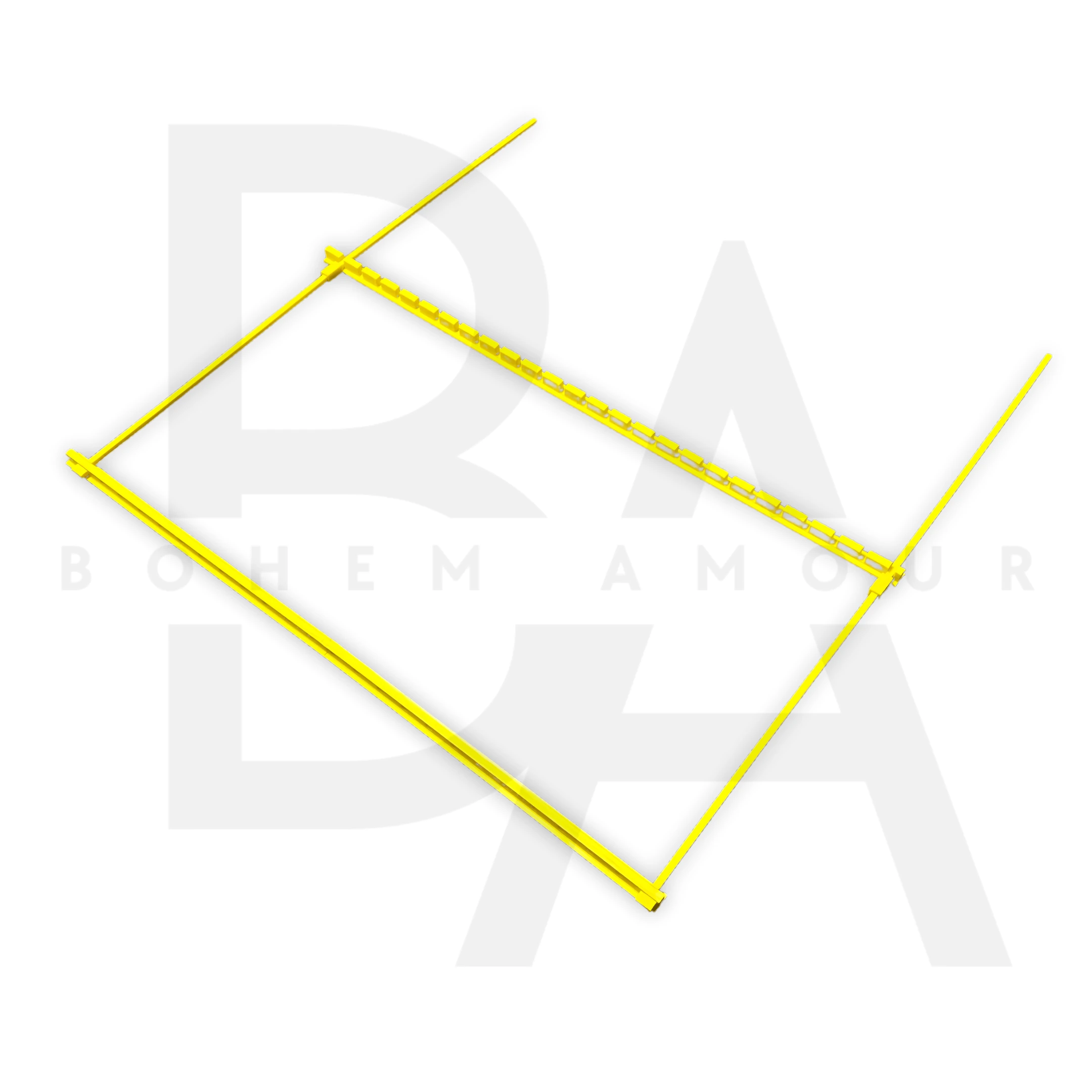 Dikdörtgen & Kare Başlangıç Seti - 60 cm / Rattan Örme Yardımcı Kalıp