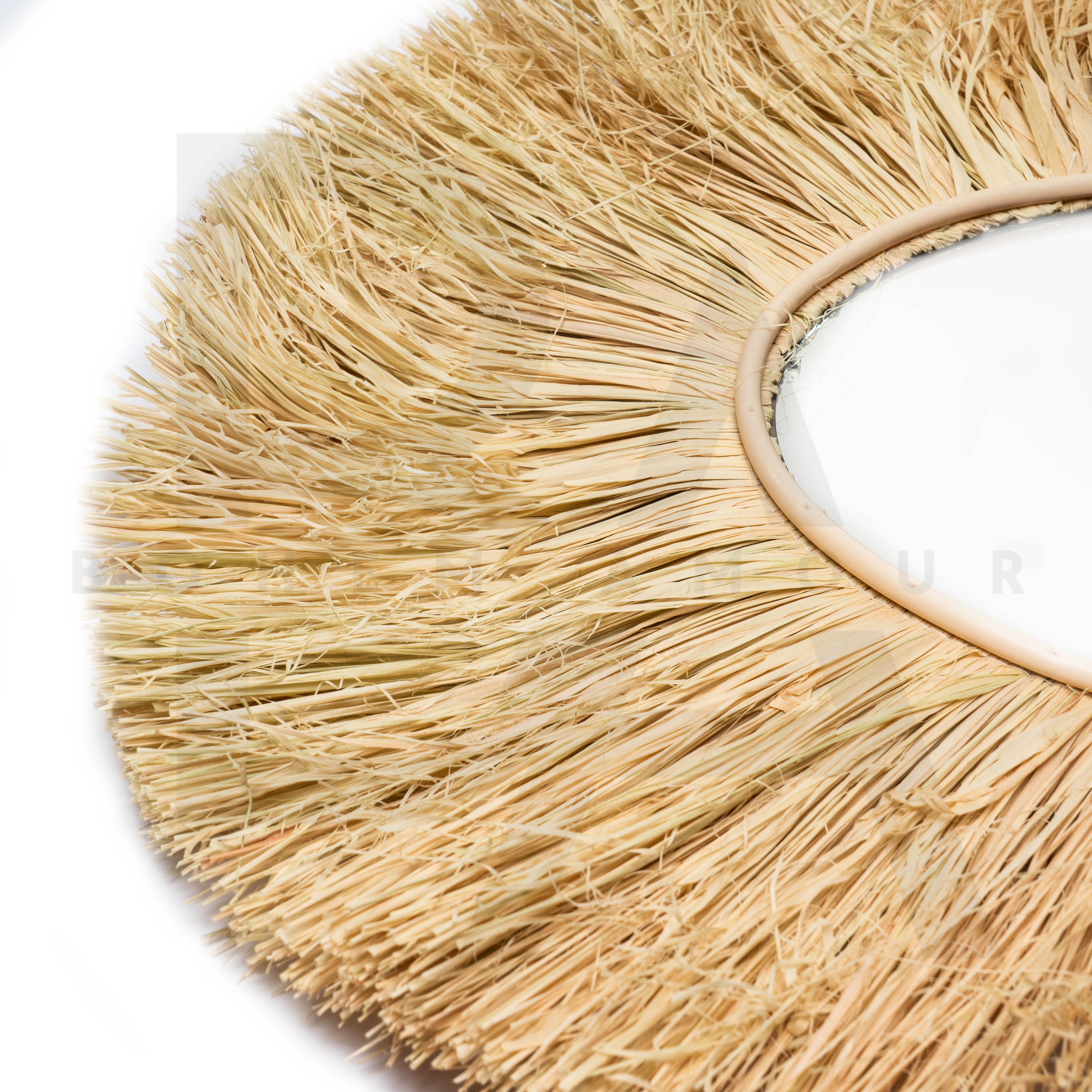 Oval Rafya Ayna