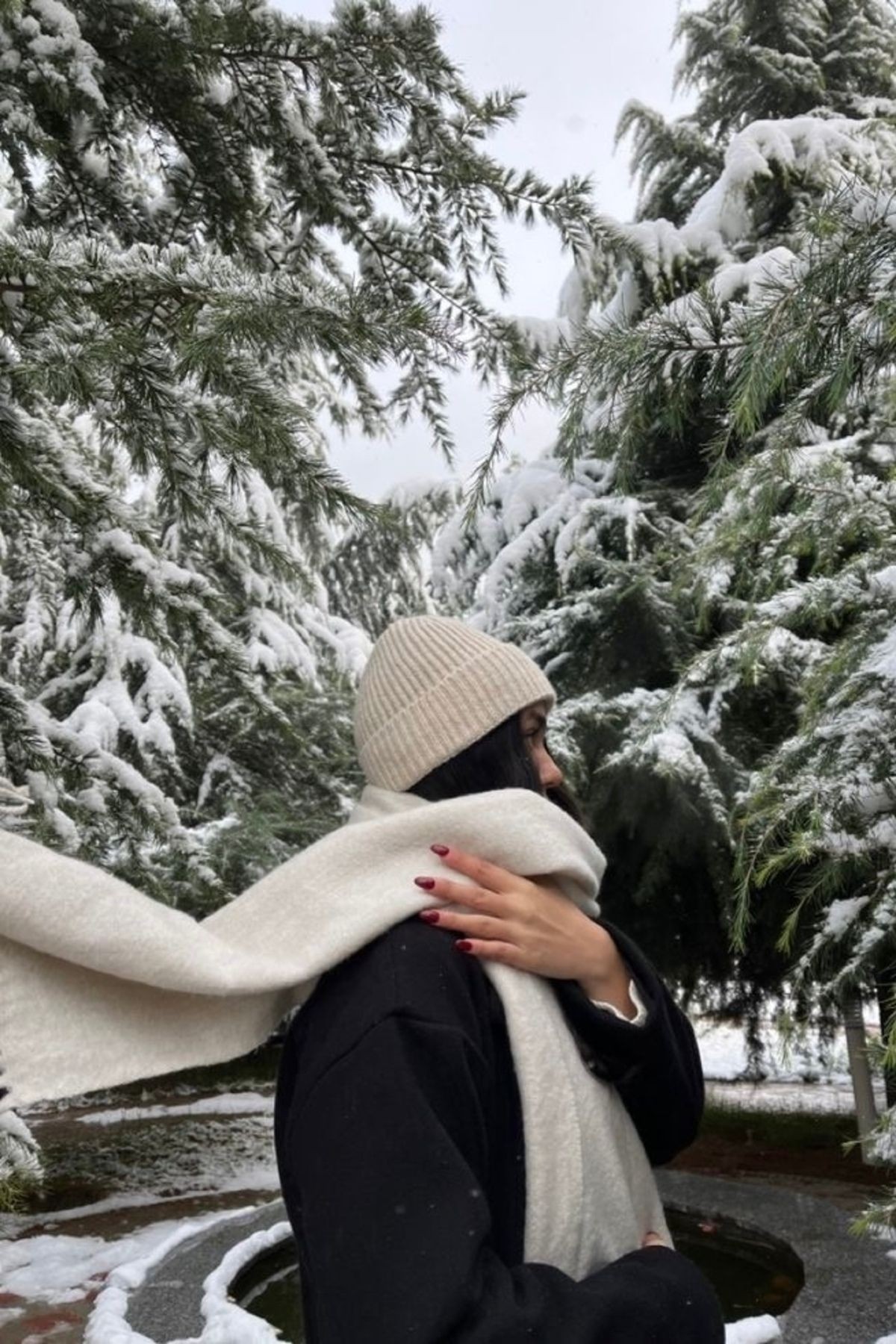 Estela Atkı Yumuşak Dokulu Omuz Şalı