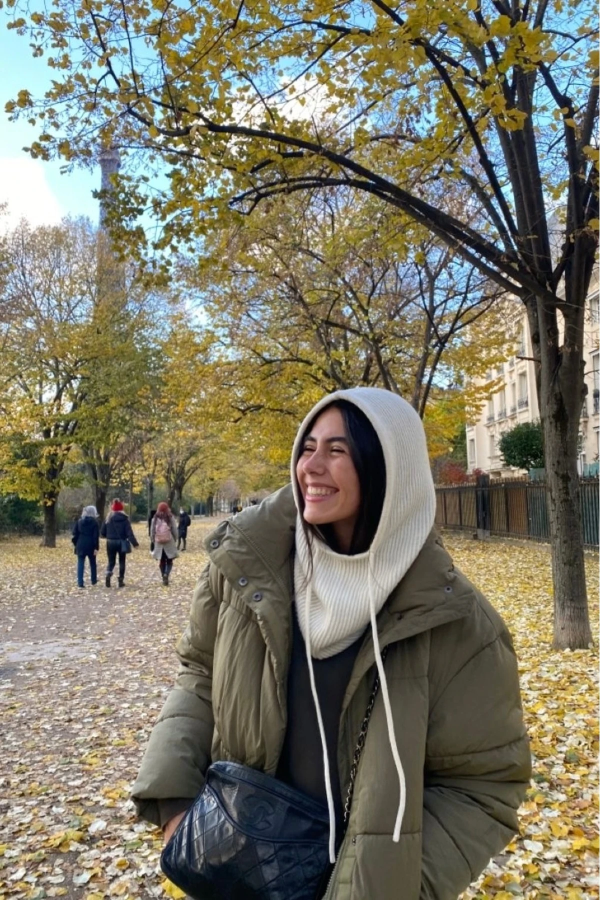 El Örgüsü Balaclava Boyunluk Şapka(Beyaz)