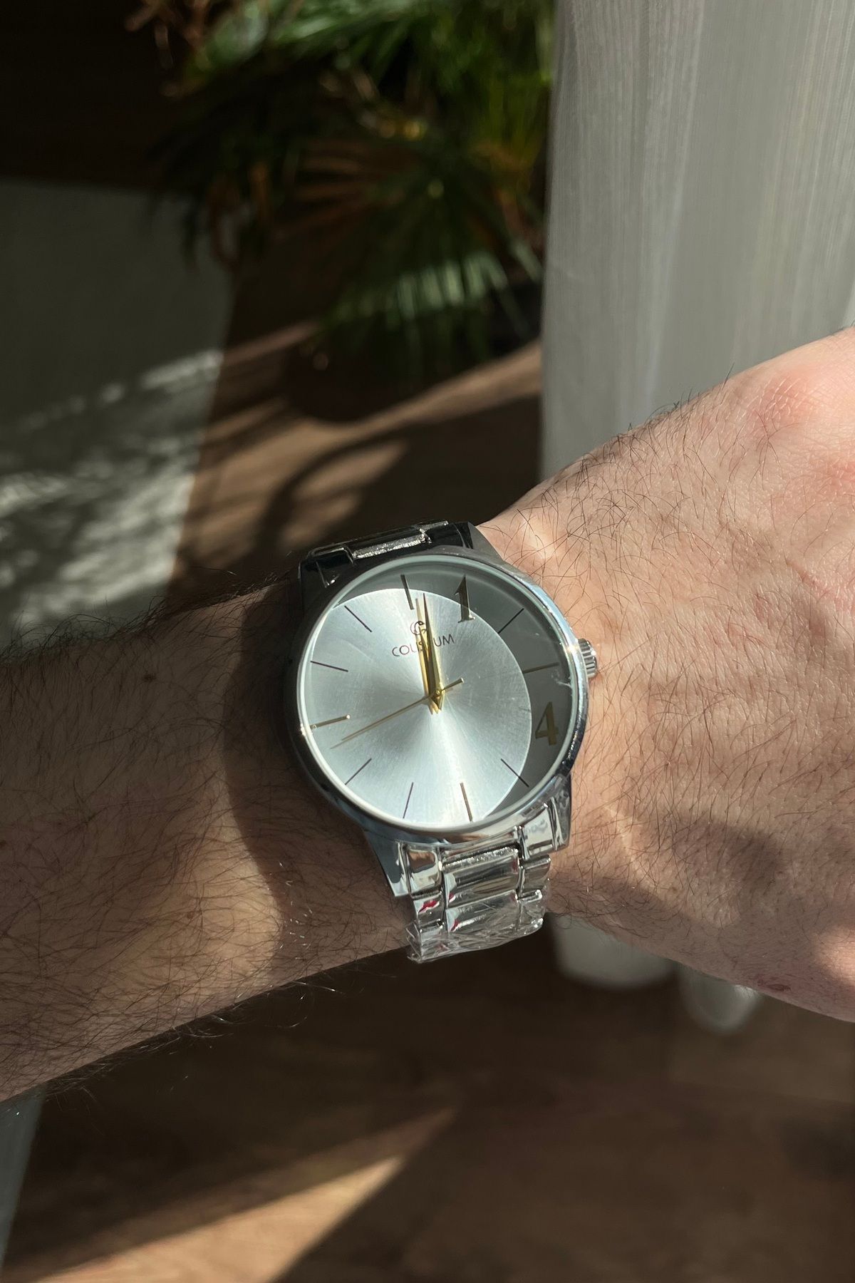 Joan Erkek Kol Saati - beyaz-gold