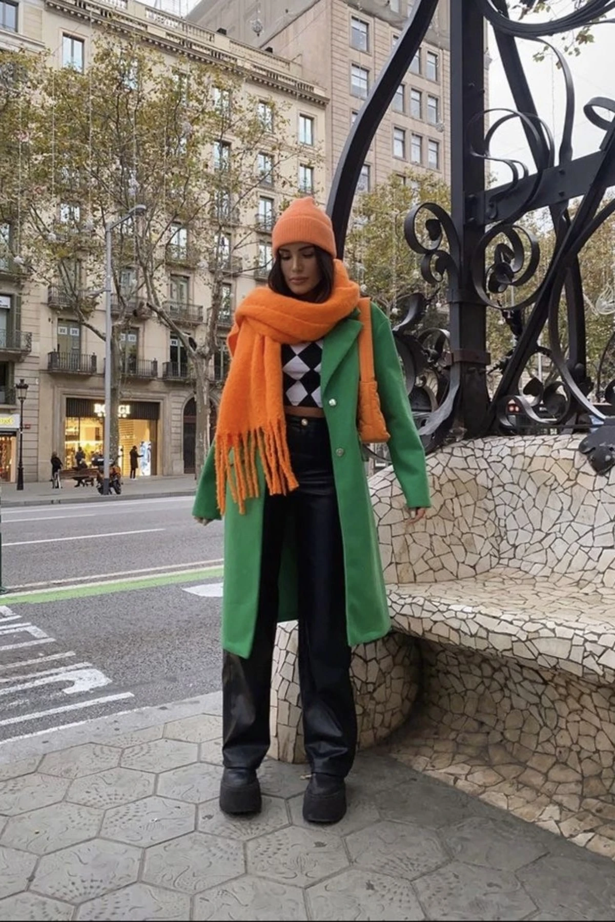 Alessa Atkı Yumuşak Dokulu Omuz Şalı