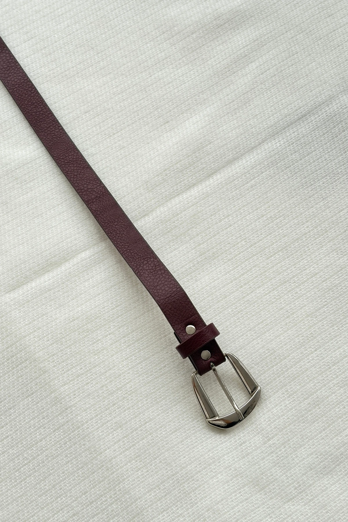 Boris Gümüş Tokalı Kadın Kemer 4'lü Set