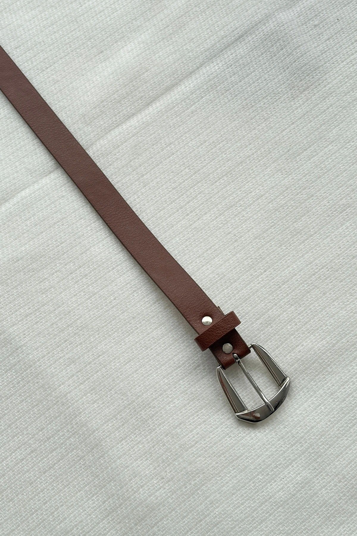 Boris Gümüş Tokalı Kadın Kemer 4'lü Set