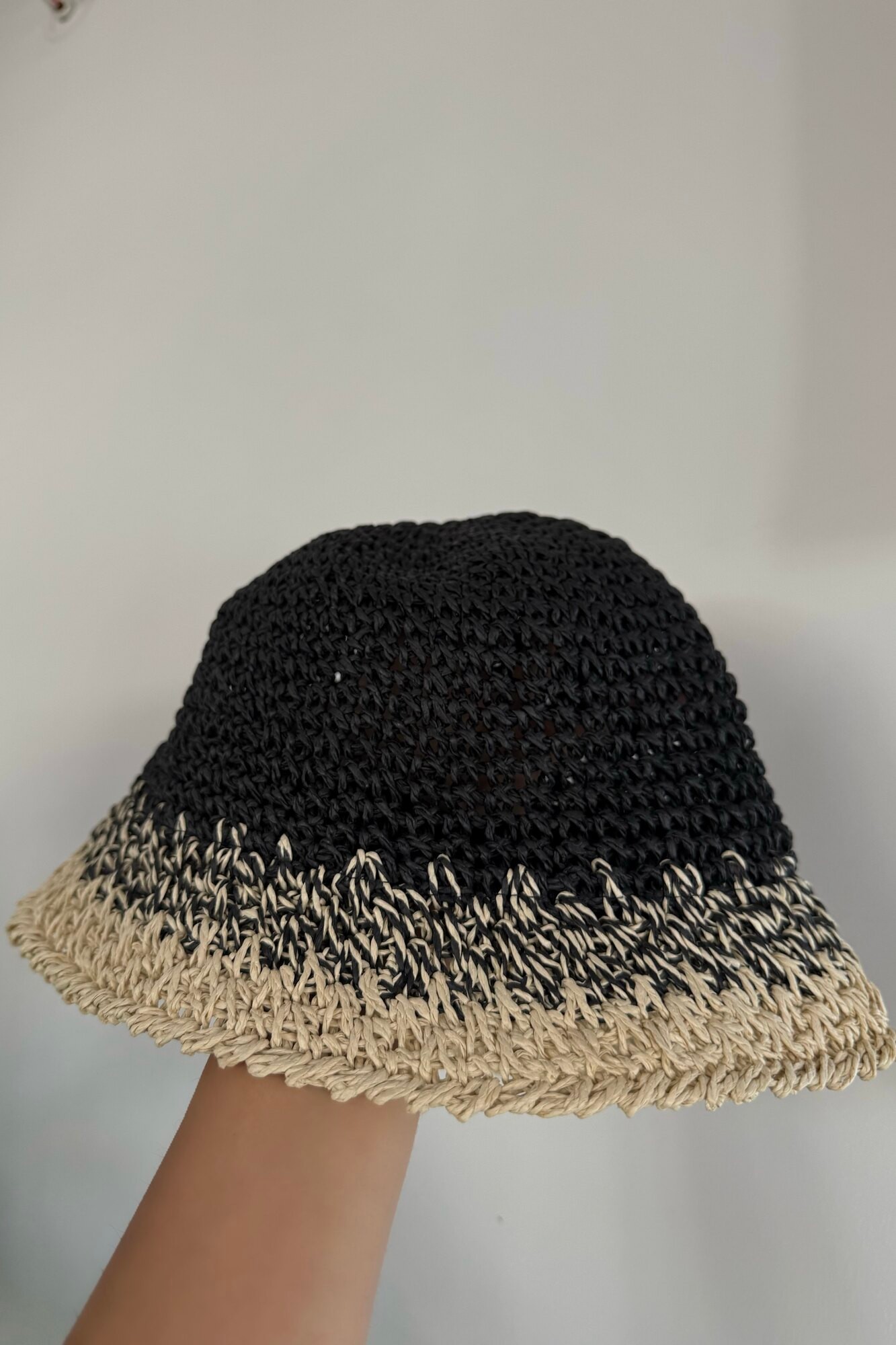 El Örgüsü Hasır Premium Bucket Şapka