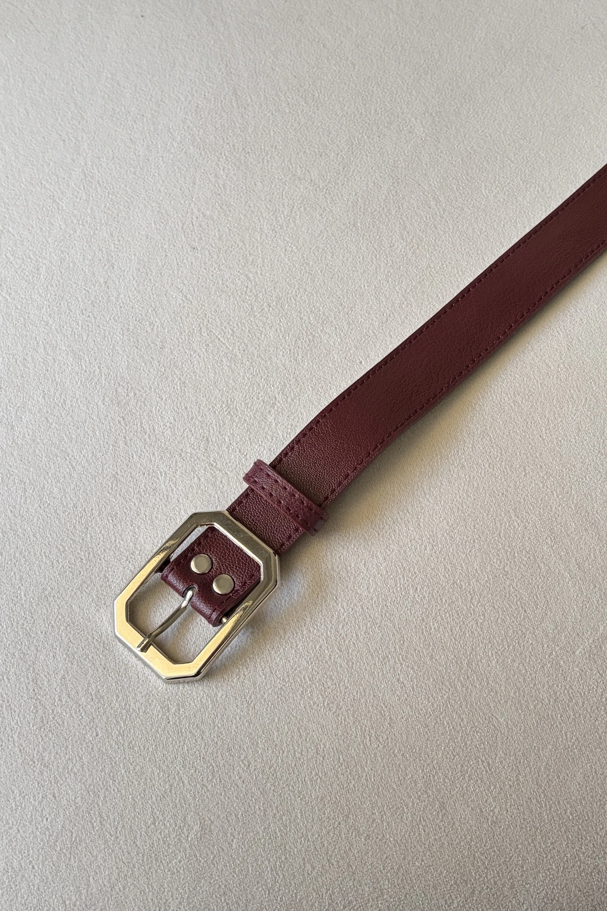 Dina Gümüş Tokalı Kadın Kemer