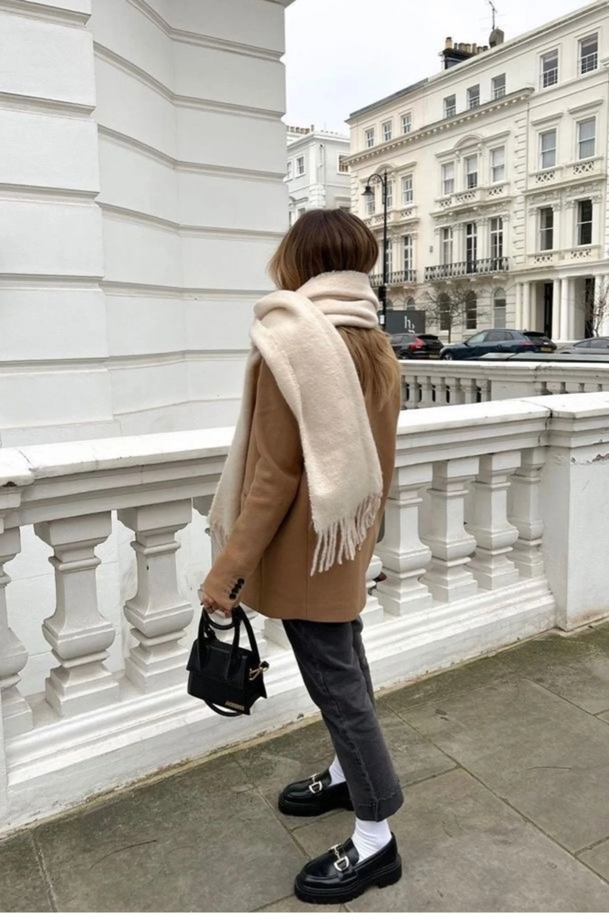 Alessa Atkı Yumuşak Dokulu Omuz Şalı - krem