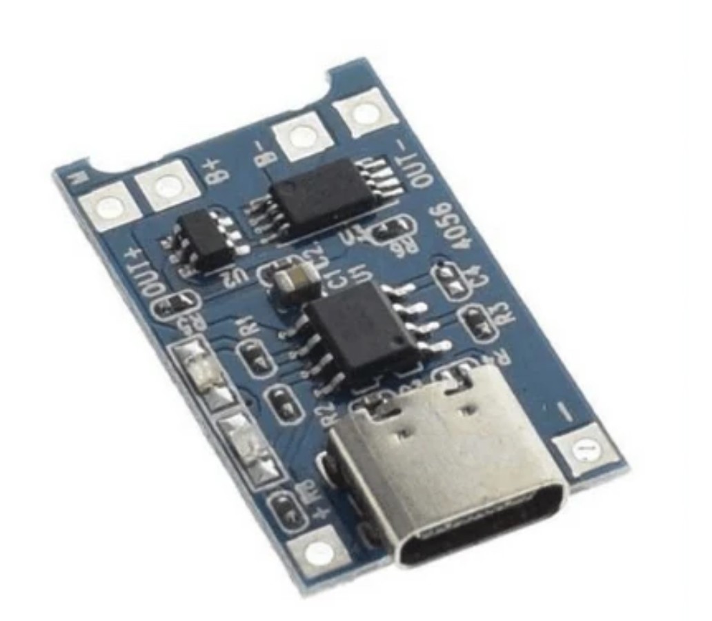 TP4056 Korumalı Lityum Pil Şarj Modülü USB Tip-C