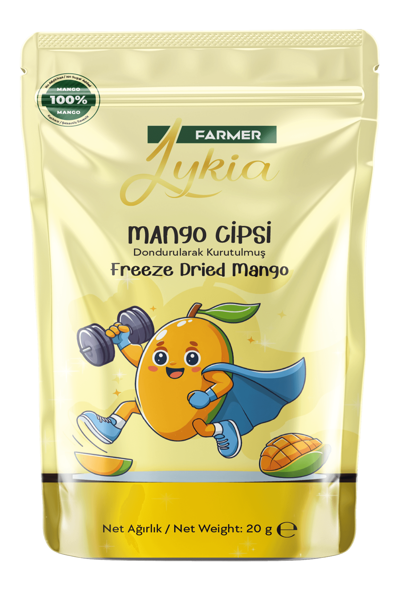 Freeze Dried Mango Cipsi 