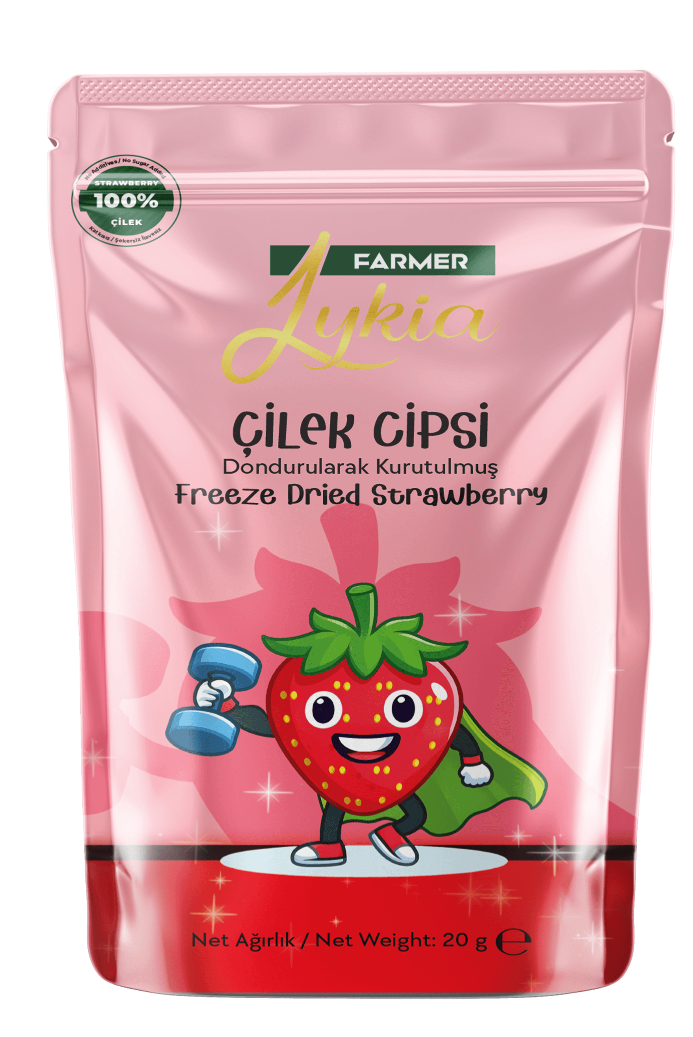 Freeze Dried Çilek Cipsi