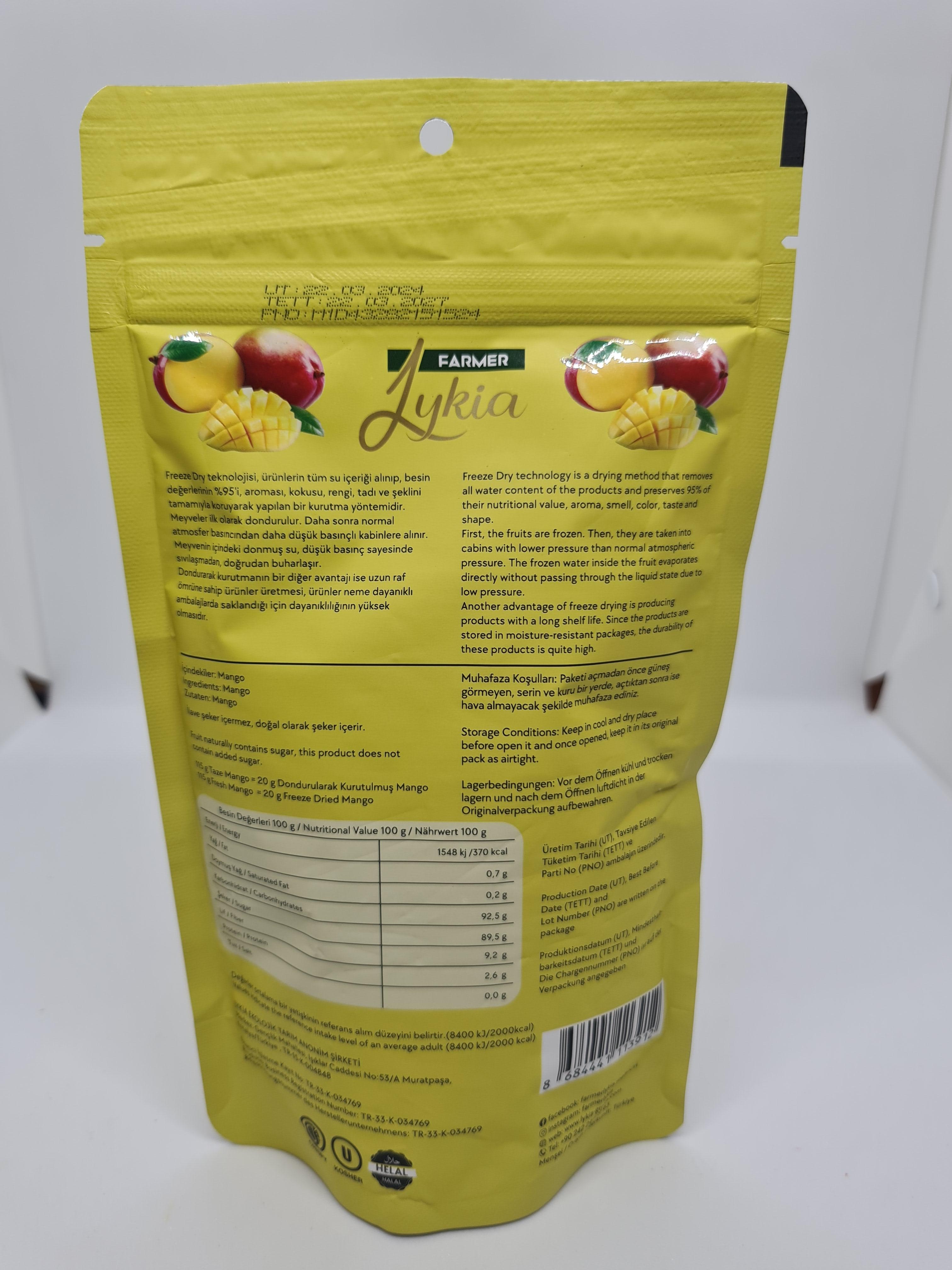 Freeze Dried Mango Cipsi 