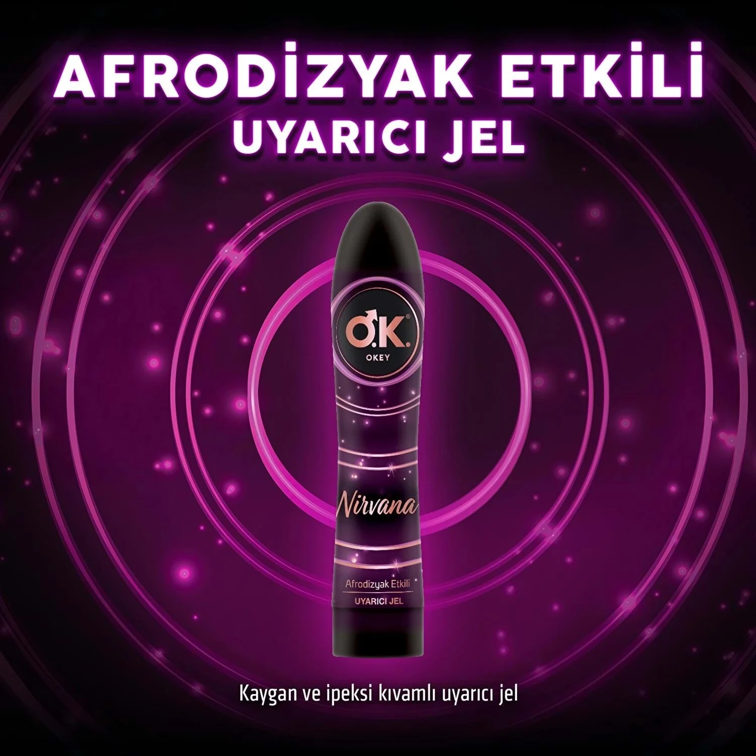 Okey Nirvana Uyarıcı Jel 100 ml | Afrodizyak Etkili Su Bazlı Jel