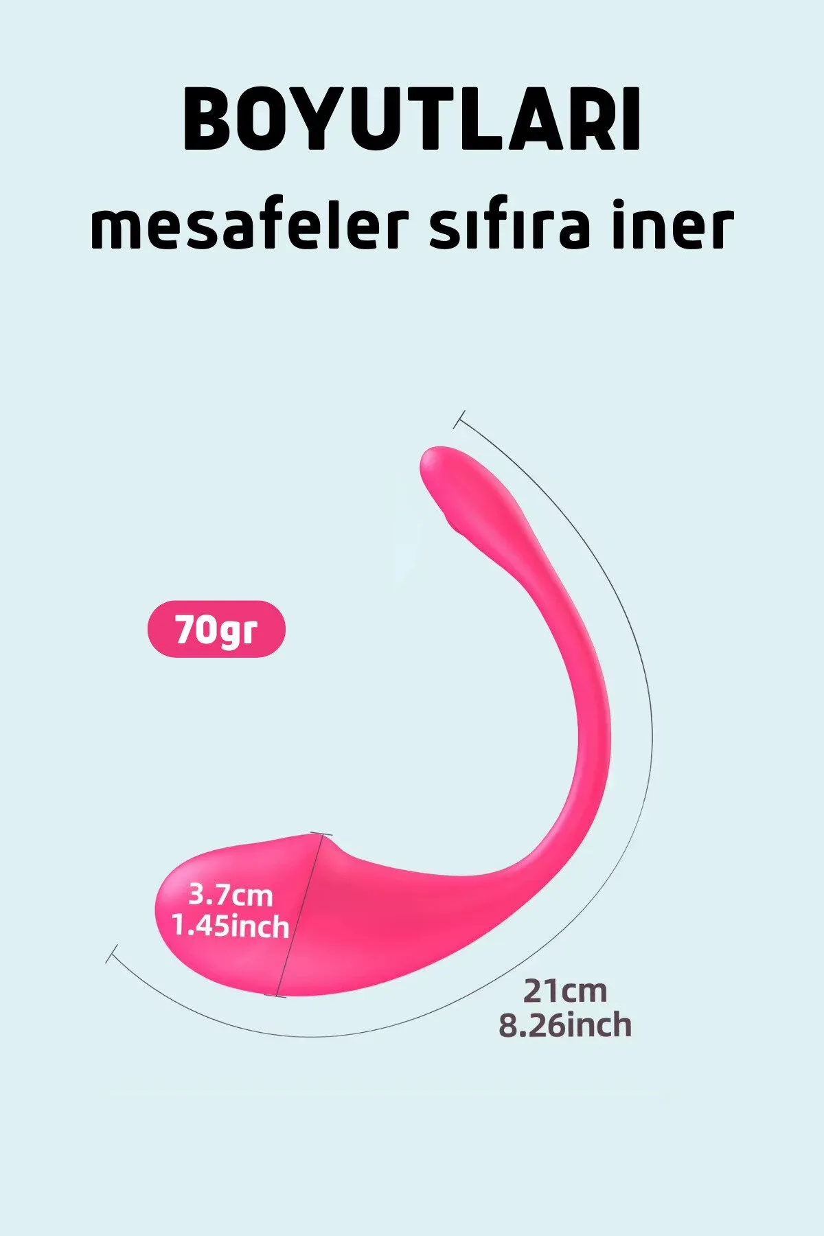 Titreşimli Kablosuz Uzaktan Erişim Bluetooth Telefonlu Vibratör main variant image