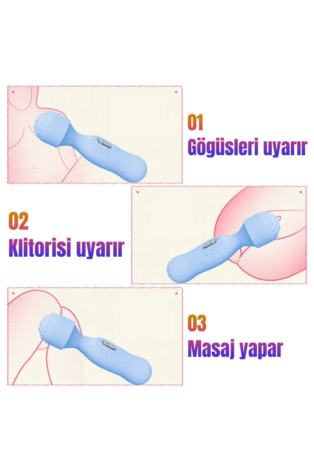 Kadınlar için Güçlü Sessiz Vibratör – Masaj Cihazı