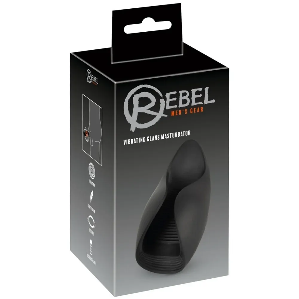 Rebel Men’s Gear Titreşimli Glans Mastürbatör Şarjlı ve Kompakt
